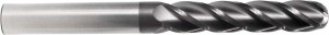 4 Flute EXTRA LONG Ball Nose End Mills - Solid Carbide