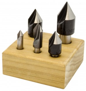 100 Degree Single Flute High Speed Countersink Sets