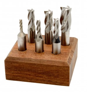 Single End Multi Flute High Speed End Mill Sets